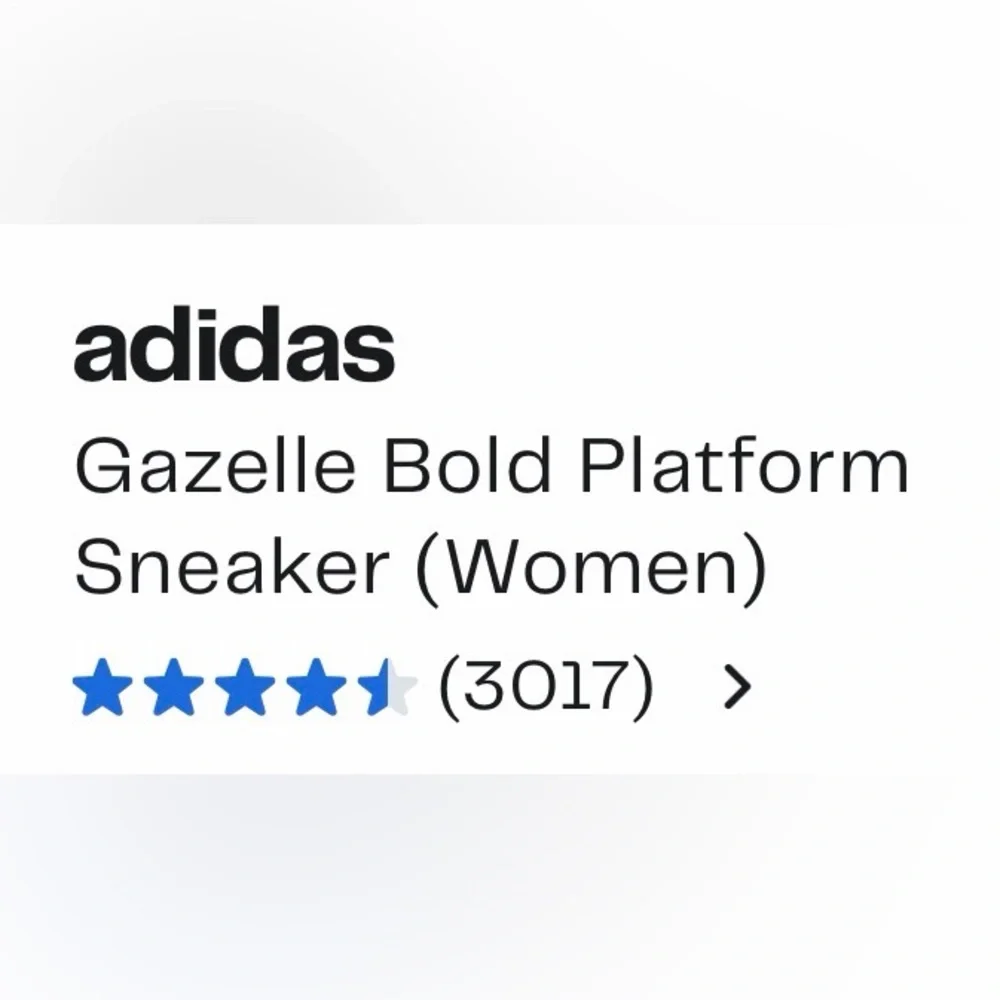 Adidas Women's Gazelle Bold Platform Sneaker in Light Gray (NWOB) - Picture 9 of 10